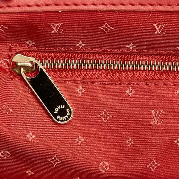 Louis Vuitton Angenieux Suhari Leather Geranium Red PM Handbag - Picture 6 of 8